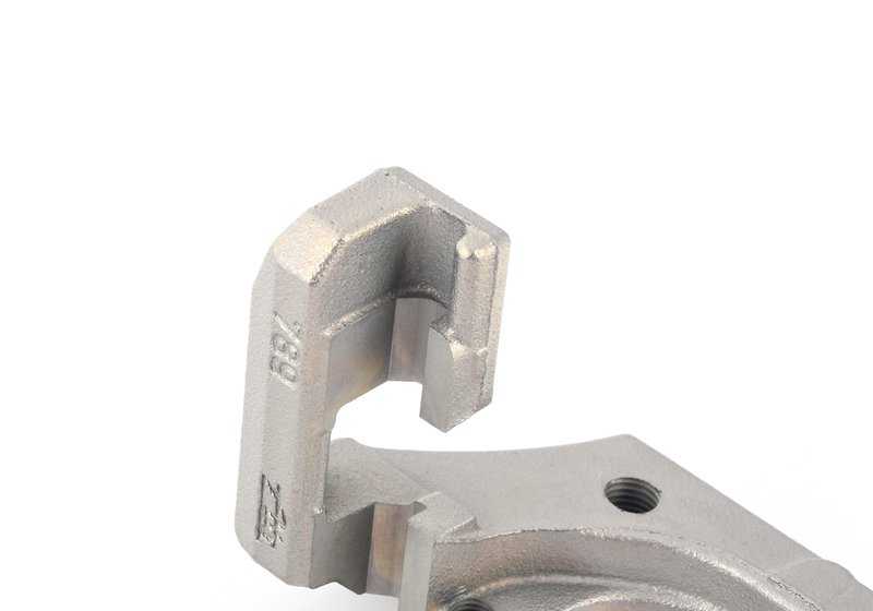 Soporte de pinza de freno trasero OEM 34216776936 para BMW E70, F15, E71, F16. Original BMW.
