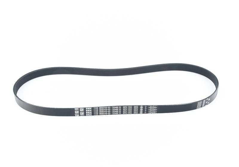 Correa poli V 6PK1153 OEM 11288650740 para BMW G42, G20, G21, G28, G22, G23, G26, G30, G31, G32, G11, G12, G14, G15, G16, G01, G08, G02, G05, G18, G06, G07, G29. Original BMW.