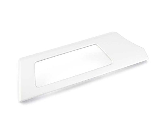 Moldura decorativa izquierda salpicadero satinado OEM 51459197275 para BMW E90, E91, E92, E93. Original BMW.