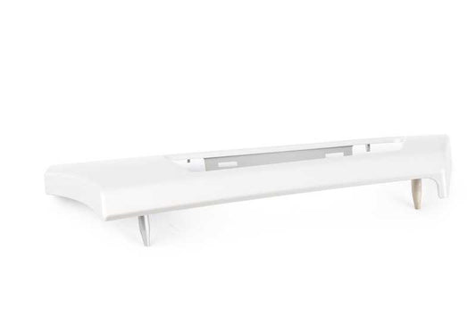 Moldura decorativa izquierda salpicadero satinado OEM 51459197275 para BMW E90, E91, E92, E93. Original BMW.