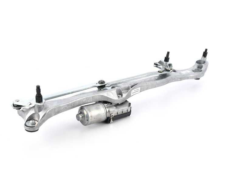 Windshield wiper motor and mechanism OEM 61617174969 for BMW 7 Series (E65, E66). Original BMW.