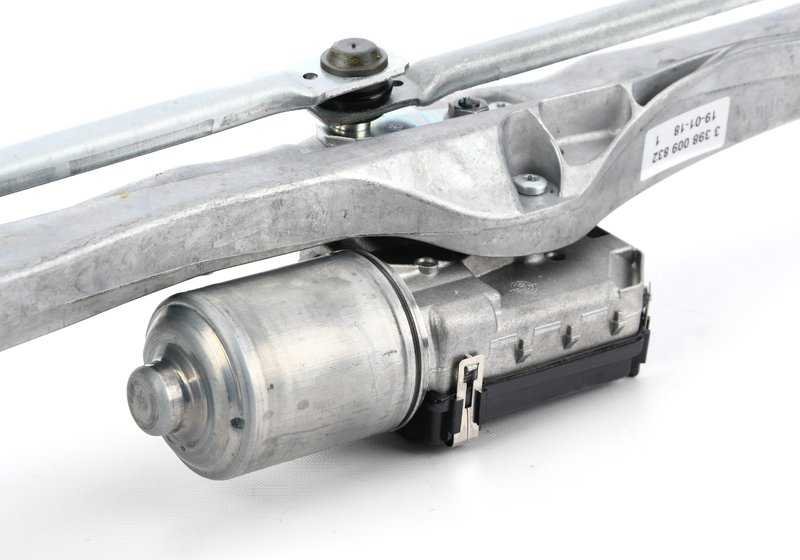 Windshield wiper motor and mechanism OEM 61617174969 for BMW 7 Series (E65, E66). Original BMW.