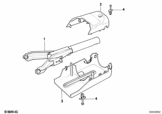 Mtrelrohr für BMW E31 (OEM 32311092720). Original BMW