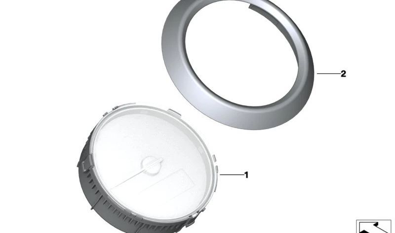 Cuadro de instrumentos OEM 62117109362 para motos BMW R 18, R 18 Classic. Original BMW Motorrad.