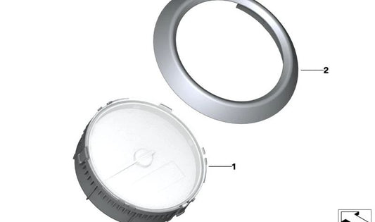 Cuadro de instrumentos OEM 62117109362 para motos BMW R 18, R 18 Classic. Original BMW Motorrad.