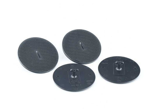 Juego de alfombrillas de terciopelo OEM 51477426319 para BMW F30, F30N, F31, F31N, F35, F35N. Color oyster, delanteras y traseras, resistentes al agua y a la suciedad. Original BMW.