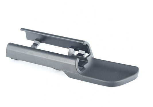 Tapa embellecedora guía asiento trasero derecho OEM 52207408220 para BMW F90 M5, G30 518d. Original BMW.