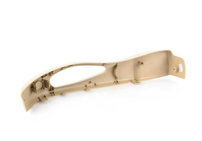 Embellecedor lateral derecho del asiento color beige OEM 52107121650 para BMW E63, E63N. Original BMW.