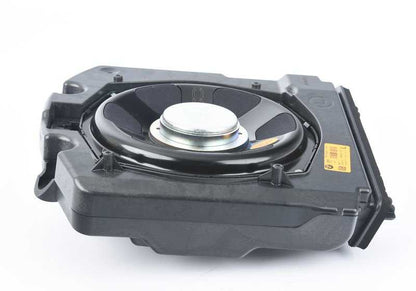 Altavoz subwoofer izquierdo OEM 65139241117 para BMW F01, F02, F04 (7er). Sistema de sonido HiFi TOP. Original BMW.