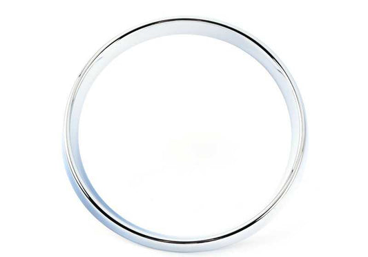 Aro embellecedor cromado izquierdo OEM 63211353317 para BMW E30, E31, E32, E34, E36, Z1. Recambio original BMW.