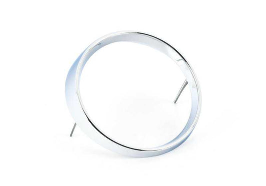 Aro cromado para luz trasera derecha OEM 63211353318 para BMW E30. Pieza original BMW.