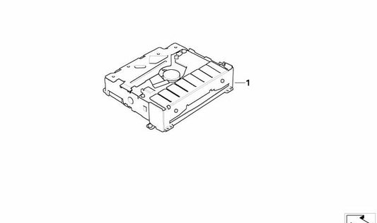 Reproductor de CD OEM 65830413507 para BMW E46, E39, E38, E65, E66, E53. Ideal para sistema de navegación original. Compatible con múltiples versiones. Original BMW.