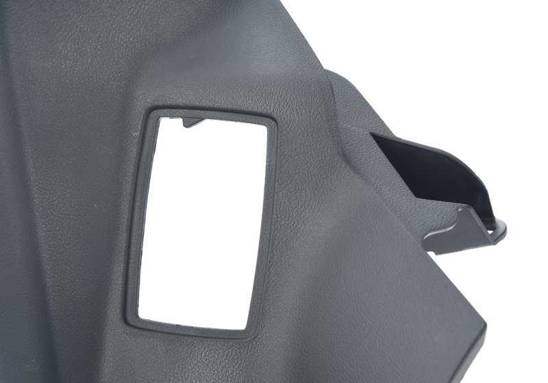 Cubierta de estribo trasero derecho negra OEM 51477446642 para BMW X3 {F97, F97N, G01, G01N, G08, G08E, G08F, G08N} y X4 {F98, F98N, G02, G02N}. Original BMW.