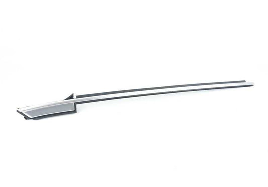Embellecedor exterior ventanilla trasera izquierda OEM 51377315419 para BMW F33. Original BMW.