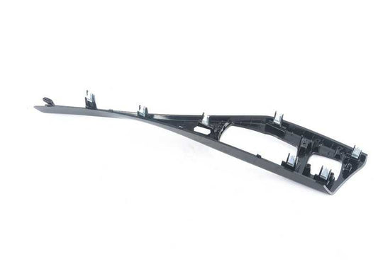 Embellecedor de consola central negro brillante OEM 51169343848 para BMW Serie 2 F22N y F23. Pieza original BMW.