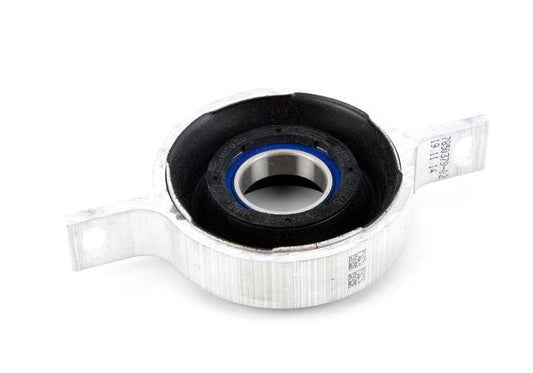 Rodamiento central de transmisión de aluminio OEM 26107850379 para BMW F85 (X5 M) y F86 (X6 M). Original BMW.
