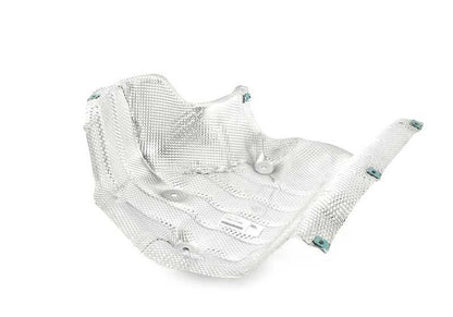 Aislamiento térmico del silenciador trasero derecho OEM 51487191044 para BMW E89. Original BMW.