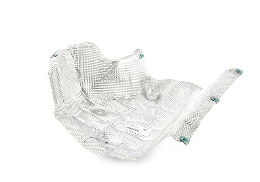 Aislamiento térmico del silenciador trasero derecho OEM 51487191044 para BMW E89. Original BMW.