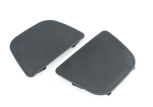 Rejilla altavoz trasero OEM 51468230768 para BMW E39. Compatible con sistemas de sonido estándar, HiFi, Top-HiFi y M-Soundsystem. Color negro. Original BMW.