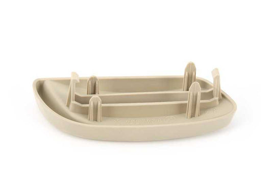 Embellecedor derecho color beige OEM 52107117104 para BMW E63 630i (todos los modelos compatibles). Pieza original BMW.