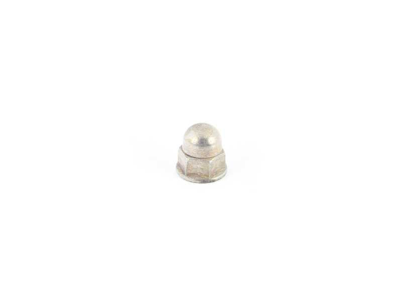 Porca de capa para BMW E60, E61, F07, F10, F11, F18, E63, E64, F06, F12, F13, E65, E66, F01, F02, F25, F26, E53, E70, E71 (OEM 12528576285). BMW original