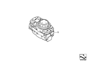 Controlador Idrive Para Bmw E81 E87 E88 E82 E90 E91 E92 E93 E60 E61 E63 E64 E84 E70 E71 E72.