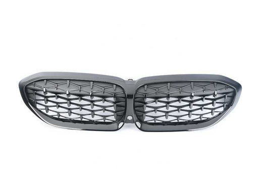 Griglia decorativa anteriore OEM 51139448475 per BMW 3 G20, G21. Pezzi BMW originali.