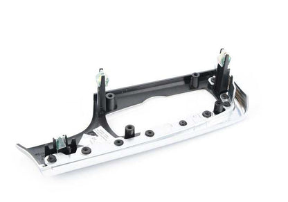 Glossy Alu I-Dash Trim for BMW 5 Series F10, F11, F18 (OEM 51459166652). Original BMW.