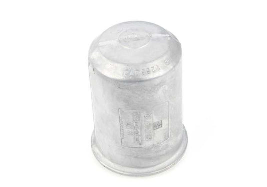 Soporte carcasa filtro de aceite OEM 11421266372 para BMW E12, E28, E24, E23. Recambio original BMW.