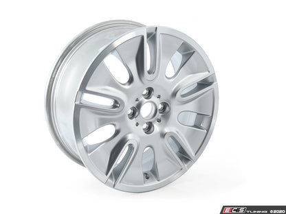 Jante de liga leve 7Jx17 ET48 prata OEM 36116789797 para MINI R56, R56 LCI, Clubman R55, R55 LCI, Cabrio R57, R57 LCI, Coupé R58, Roadster R59. MINI originais.