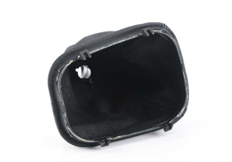 Fuelle de cuero palanca de cambios OEM 25111220814 para BMW E28, E24, 518i, 520i. Compatible con modelos con cambio manual. Color negro. Original BMW.
