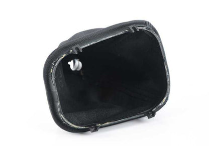 Fuelle de cuero palanca de cambios OEM 25111220814 para BMW E28, E24, 518i, 520i. Compatible con modelos con cambio manual. Color negro. Original BMW.