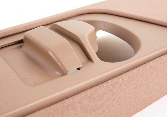 EEM superior à direita do Pilar B EEM 51437065364 para BMW E46. Cor bege clara. Peça interior original BMW.