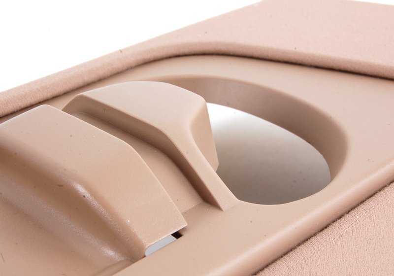 EEM superior à direita do Pilar B EEM 51437065364 para BMW E46. Cor bege clara. Peça interior original BMW.