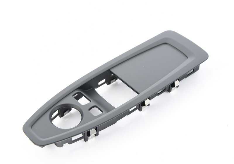 Moldura interruptor elevalunas puerta conductor OEM 51417290551 para BMW F21, F22, F23, F87, F32, F82. Original BMW.
