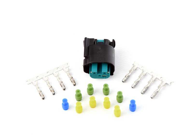 Conector eléctrico 3 pines OEM 61138365348 para BMW E81 116d, 116i {todos los modelos compatibles}. Original BMW.