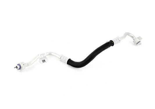 Tubo de alta presión A/A OEM 64539354589 para BMW X5 G05, X6 G06, X7 G07. Conecta compresor y condensador. Original BMW.