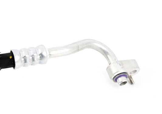 Tubo de alta presión A/A OEM 64539354589 para BMW X5 G05, X6 G06, X7 G07. Conecta compresor y condensador. Original BMW.