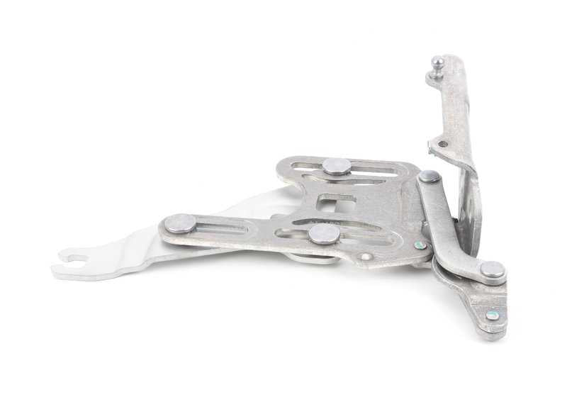 Bisagra de capó frontal derecha OEM 41007198618 para BMW X5 E70, X5 E70 LCI, X6 E71, X6 E72 Hybrid. Original BMW.