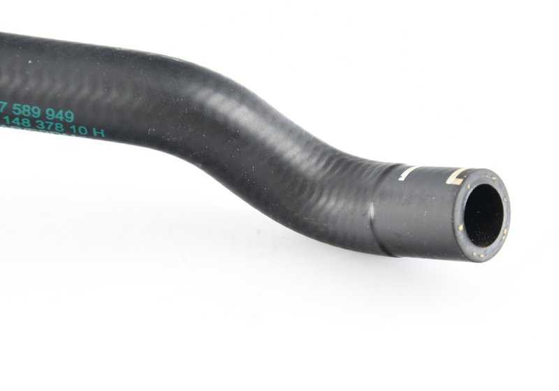 Water feed hose/heat exchanger for BMW E70N, E71 (OEM 11537589949). Original BMW.