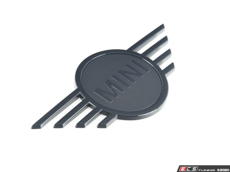 Emblème arrière MINI Wings Piano Black (noir brillant) OEM 51149880868 pour MINI Countryman F60, Countryman F60 LCI. Original MINI.