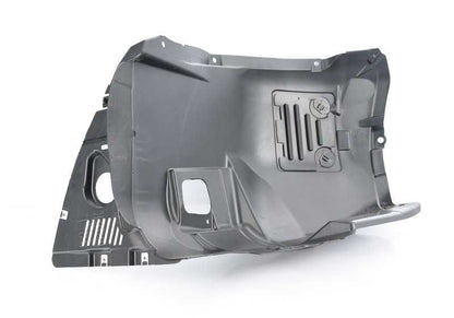 Tampa esquerda inferior OEM 51717172543 para BMW 3 E90 Series, E90N, E91, E91N. BMW original.