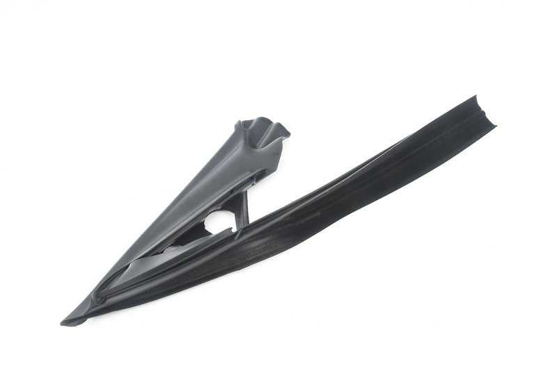 Junta exterior del triángulo del retrovisor izquierdo OEM 51337164935 para BMW E81, E82, E88. Original BMW.
