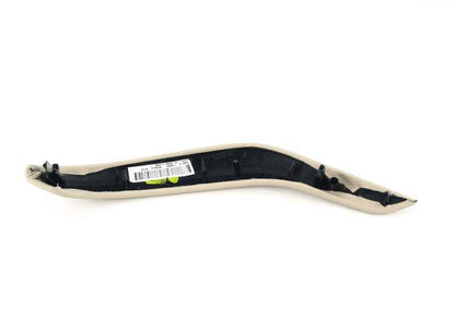 Embellecedor de tirador de puerta en cuero derecho OEM 51417345932 para BMW F15, F16. Original BMW.