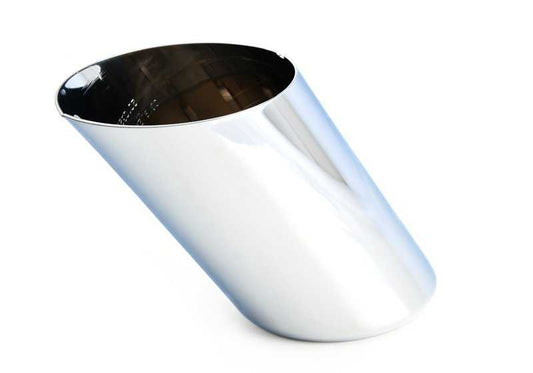 Embellecedor de escape cromado OEM 18308626665 para BMW F16. Original BMW.