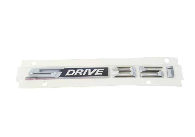 Emblema "sDrive" OEM 51147221375 para BMW E89 Z4. Original BMW.