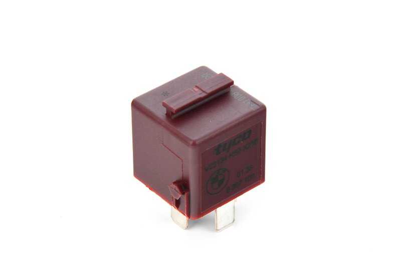 Purple relay OEM 61368367100 for BMW E36, F07, F01, F02, Z3. Genuine BMW.