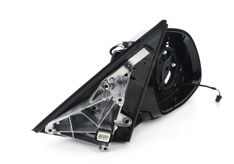 Espejo retrovisor derecho calefactable con memoria OEM 51168078740 para BMW X3 F97 y G01 {M40d, M40i, M Competition}. Original BMW.