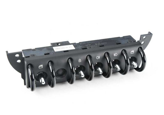 Unidad de interruptores consola central OEM 61316917985 para MINI R50, R52, R53. Original MINI.