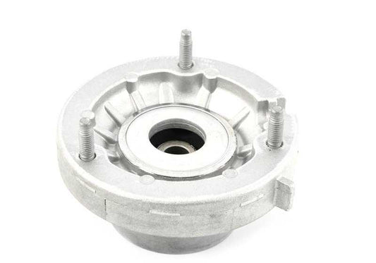 Soporte de amortiguador trasero izquierdo OEM 33507856963 para BMW F90, F92, F93. Original BMW.